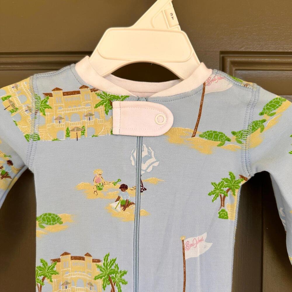 The Beaufort Bonnet Company Footed Pajama 6/12 Months‎ - Picture 2 of 4